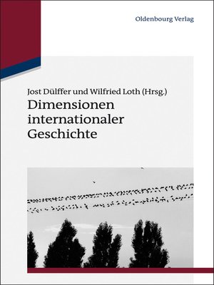 cover image of Dimensionen internationaler Geschichte